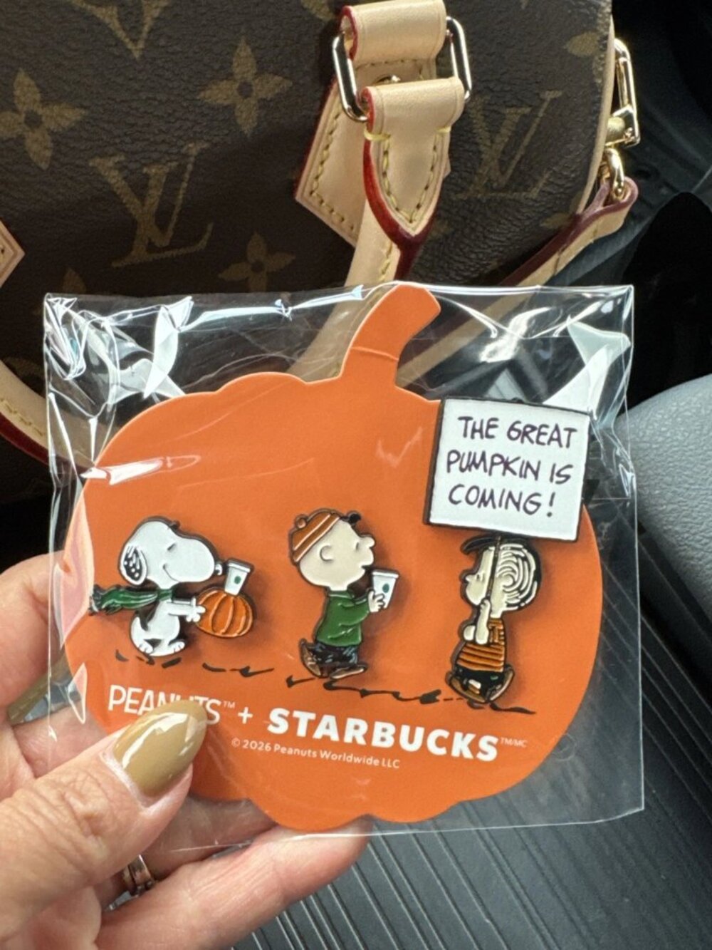 NWT! Starbucks x Peanuts The Great Pumpkin Enamel Pin Set 2026